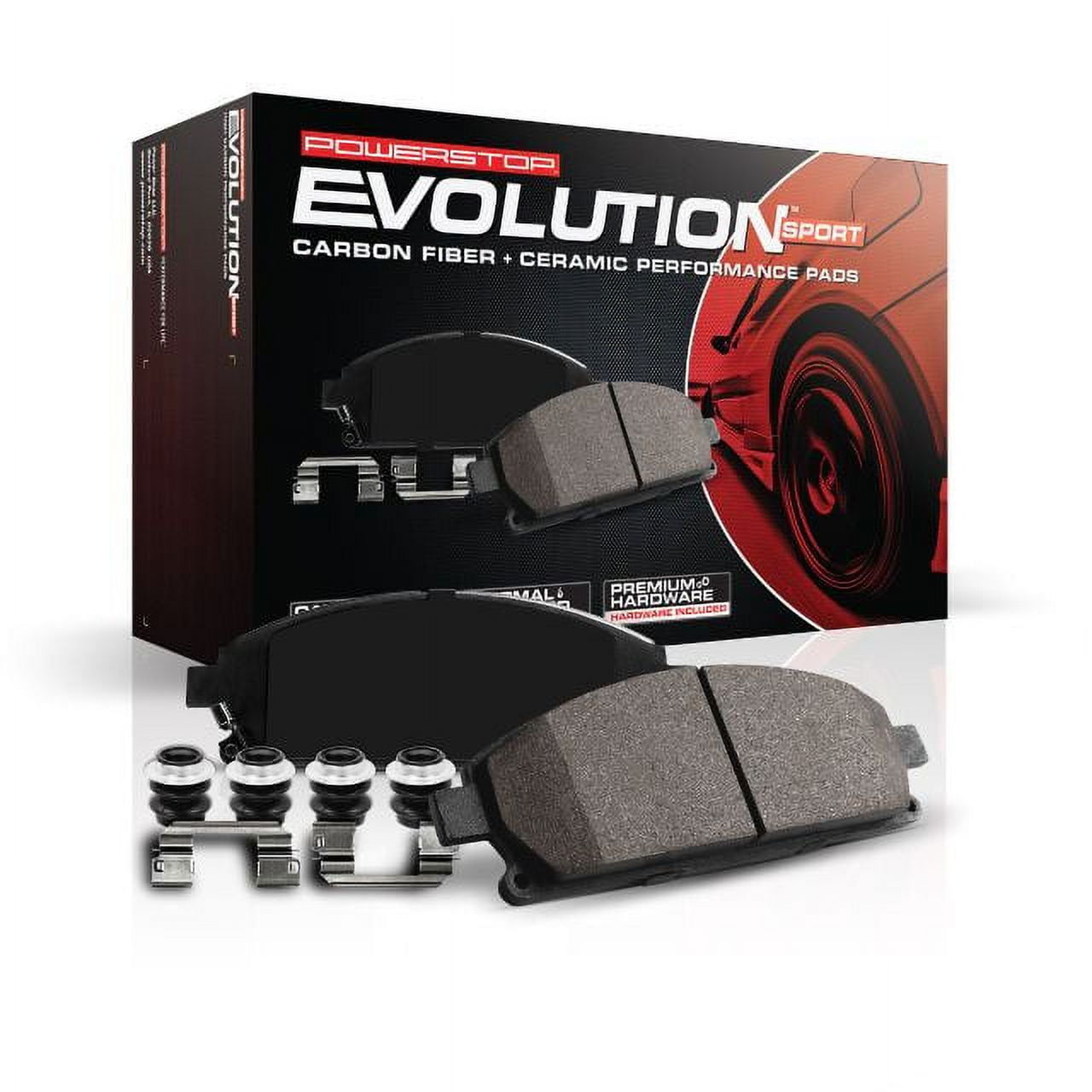 Power Stop Rear Z23 Evolution Carbon-Fiber Ceramic Brake Pads Z23-1594