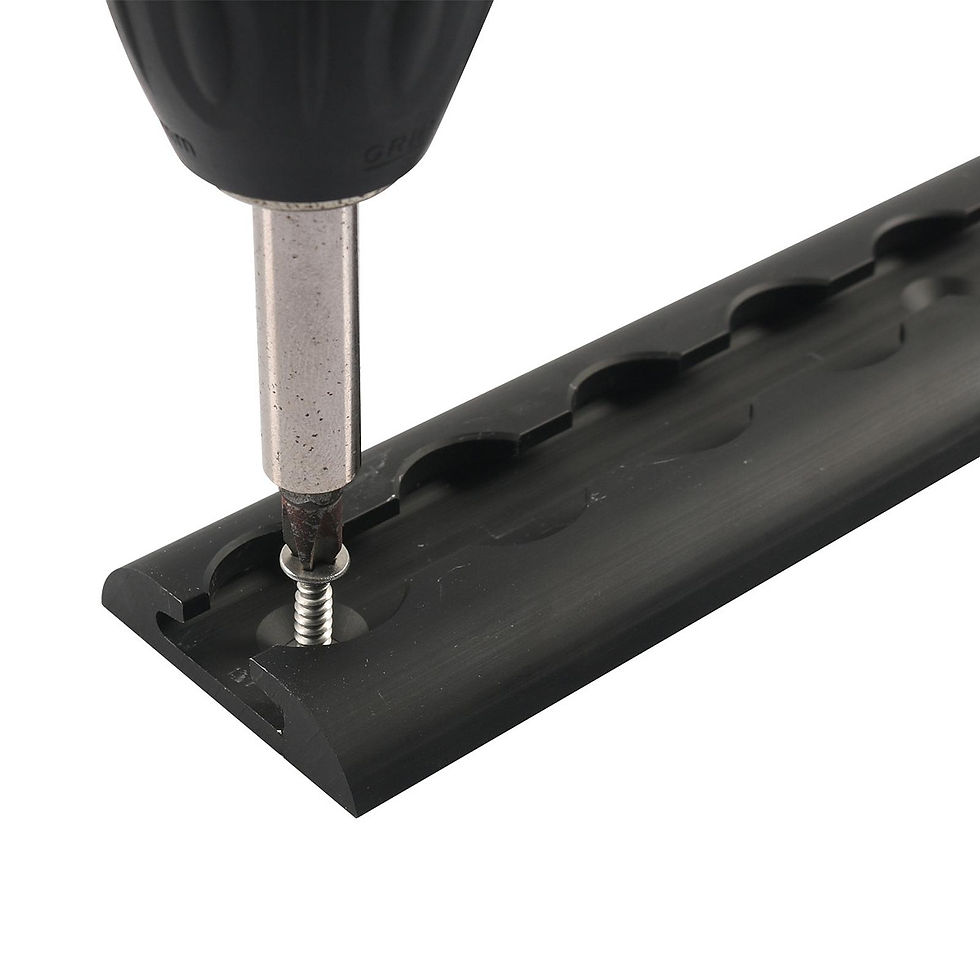Thumbnail: Cargo Control L Track Aluminum L Track Rail 400-500 kg Trailer Tie Down Rail Pro