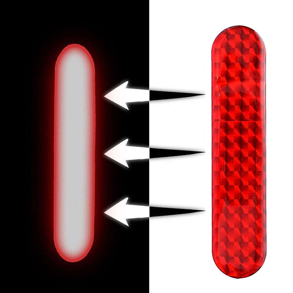 Thumbnail: 2PCS Car Door Bumper Reflective Stickers Safety Opening Warning Reflector Tape D