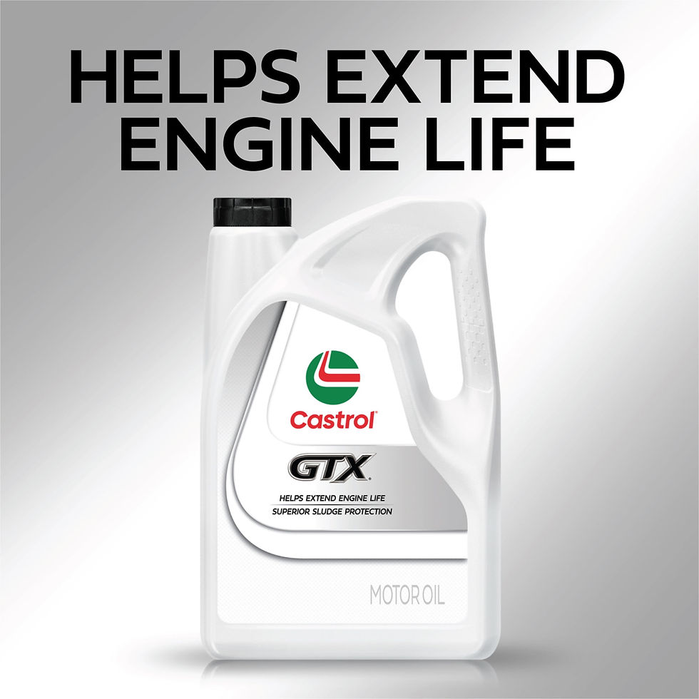 Thumbnail: Castrol GTX 5W-20 Synthetic Blend Motor Oil, 1 Quart