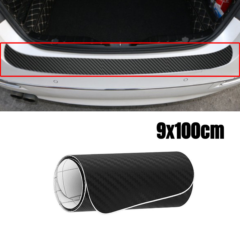1pc Auto Trunk Protection Film Universal Car Door Sill Protection Strip Car Rear