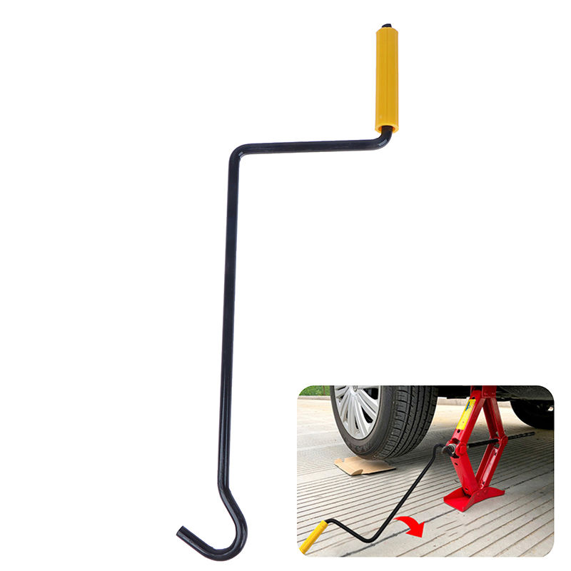 Thumbnail: Car Jack Crank Handle Car Hand Repair Tool Heavy Duty Tire Wheel Lug Wrench For