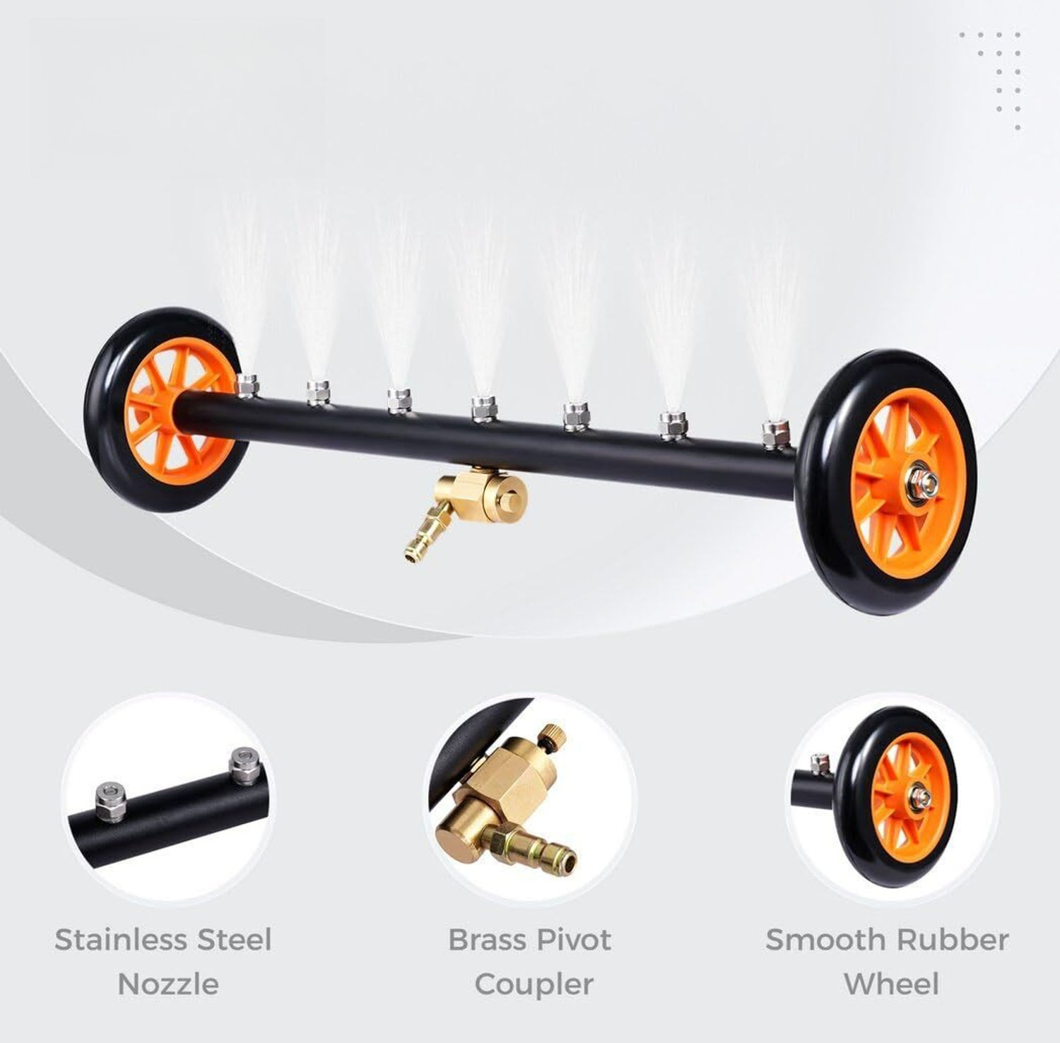 4000PSI High Pressure Car Under Body Chassis Washer Undercarriage Cleaner Water