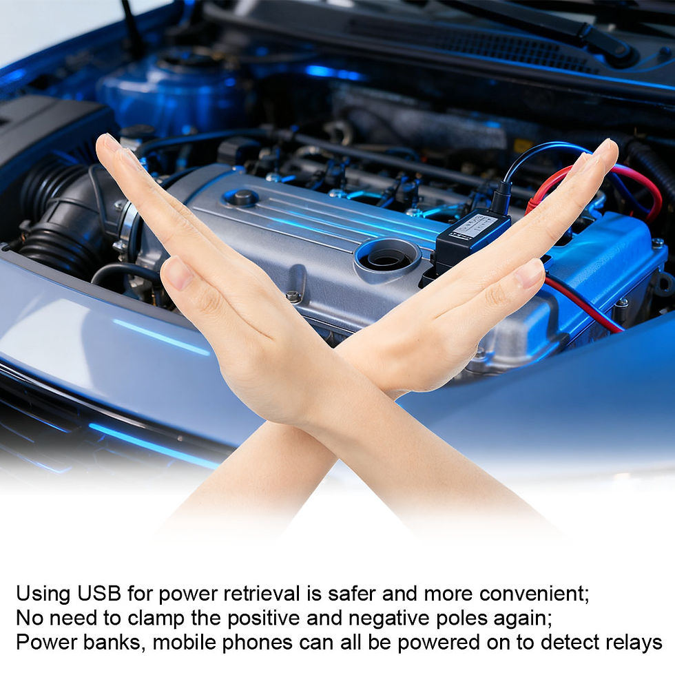 Thumbnail: Type C Port Automotive Electronic LED Indicator LED Lighting Car Relay Tester Ca