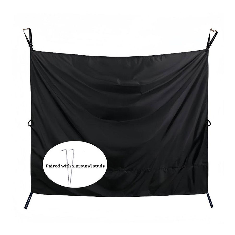 Thumbnail: Car Rear Door Curtain Universal Car Divider Curtain Accessories Oxford Cloth Bla