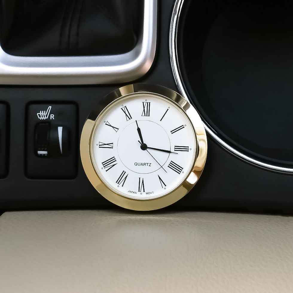 Thumbnail: Car Ornament Electronic Meter Clock Timepiece Car Interior Decoration Auto Stick