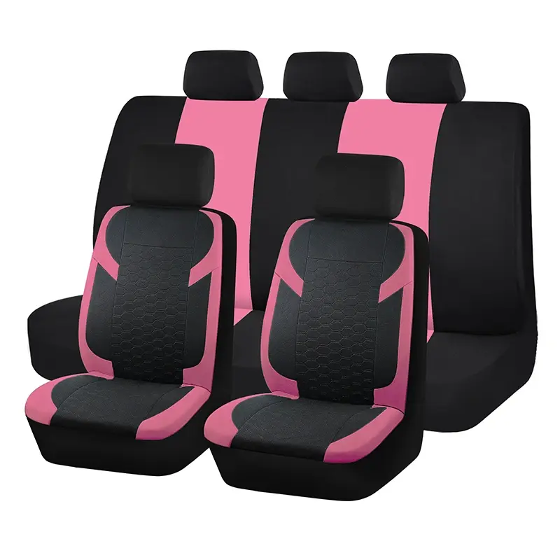 Thumbnail: AUTOPLUS Blue Universal Seat Car Cover Black Diamond Fabric Lattice Car Accessor