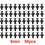 Thumbnail: 8mm/6mm Plastic Rivets Fasteners Screw Car Fender Bumper Screws Clips Rivets Aut