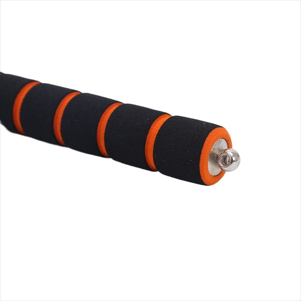 Thumbnail: Tourist Stainless Steel Pole Flag Portable Handheld Telescopic Flag Pole Sponge 