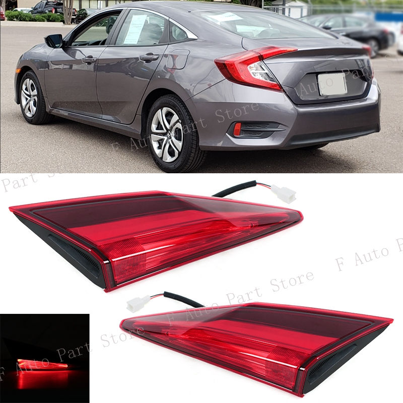 Car Rear Bumper Inner Tail Light Brake Stop Reverse Lamp Taillamp For Honda Civi