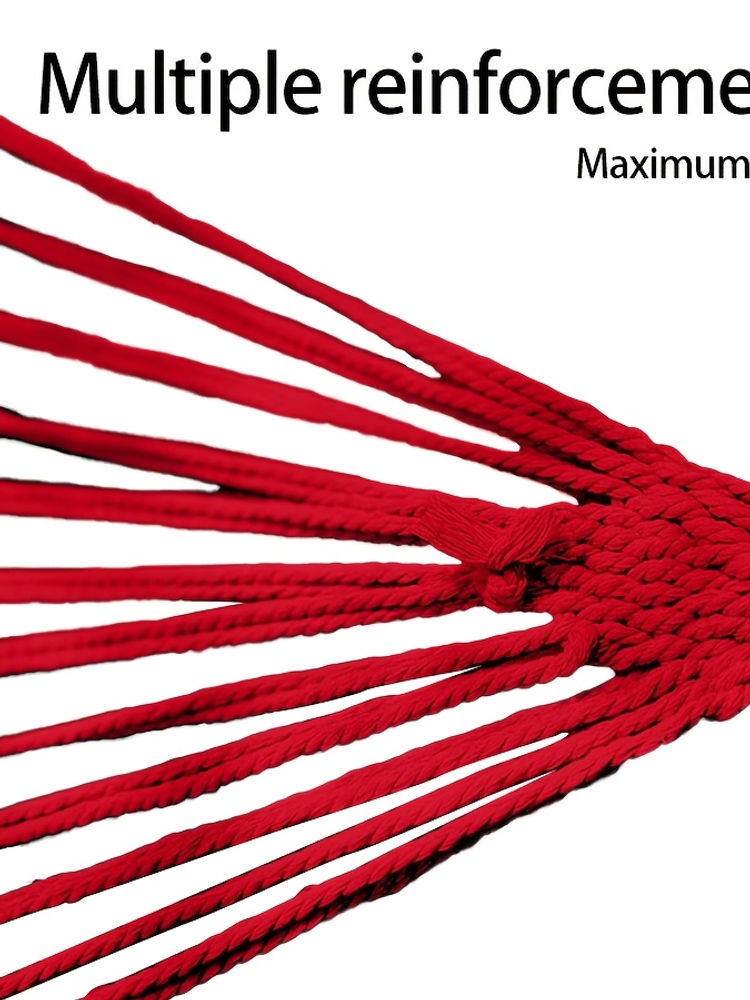 Thumbnail: New double-person outdoor camping hammock with accessories. Comfortable and cozy
