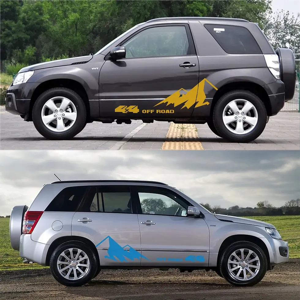 Thumbnail: Mountain Styling Car Body Side Decals PVC Stickers For SUV Graphics 4X4 OFF Road