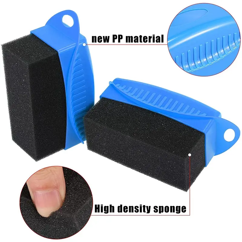 Thumbnail: Car Wheel Polishing Waxing Sponge Brush With Cover ABS Washing Cleaning Tire Con