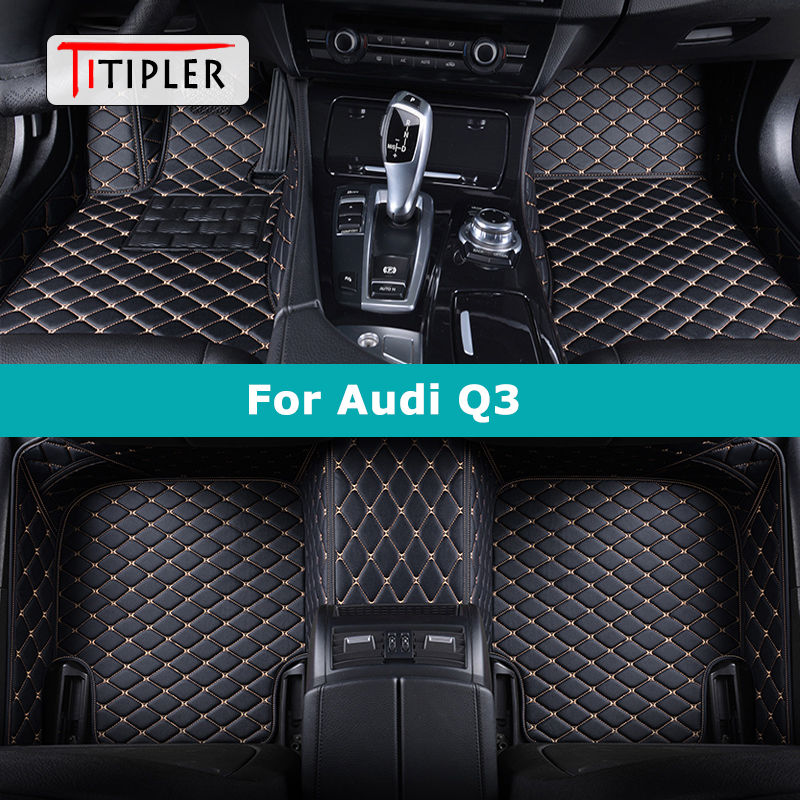 TITIPLER Custom Car Floor Mats For Audi Q3 Auto Carpets Foot Coche Accessorie