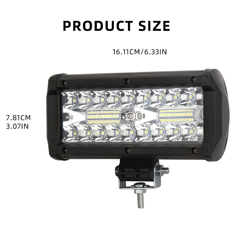 Thumbnail: 2Pcs Car LED Light Bar 4x4 Work Lamp for Offroad Spot Flood Combo Beam Headlight
