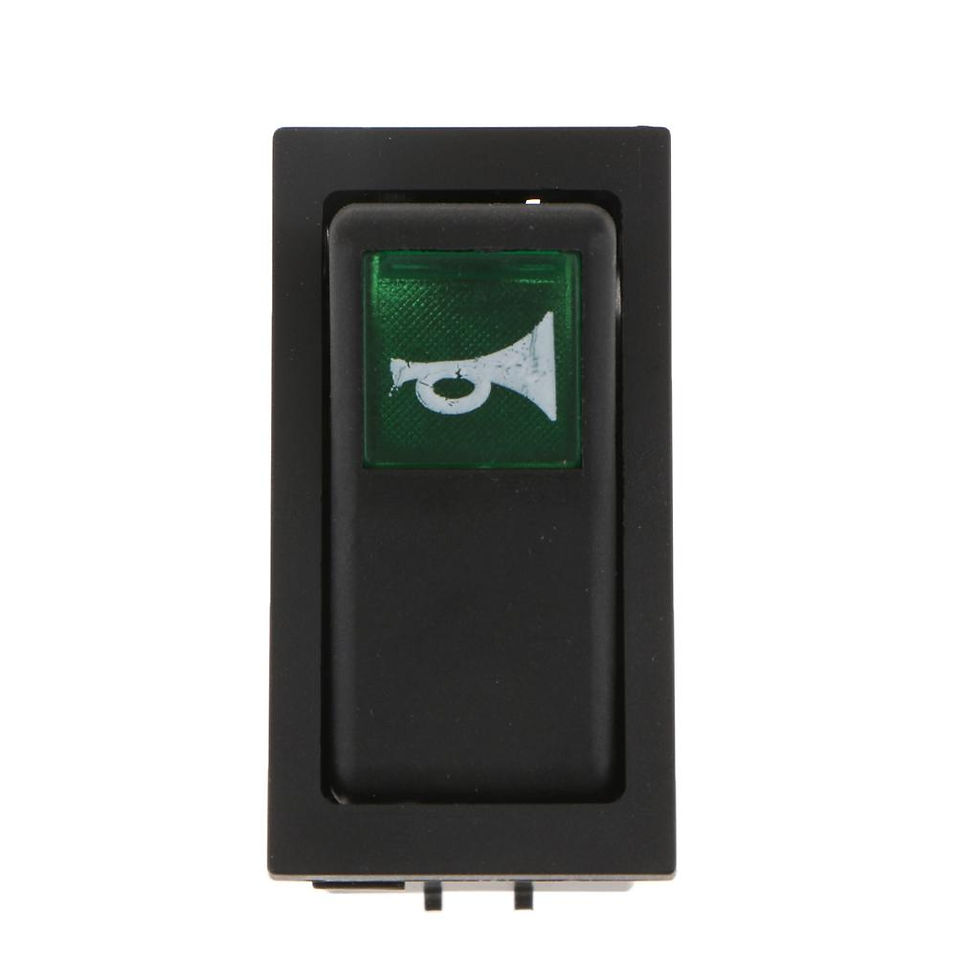 Thumbnail: 2Pin Car Truck Engineering Train Horn Rocker Switch Button On Off Control