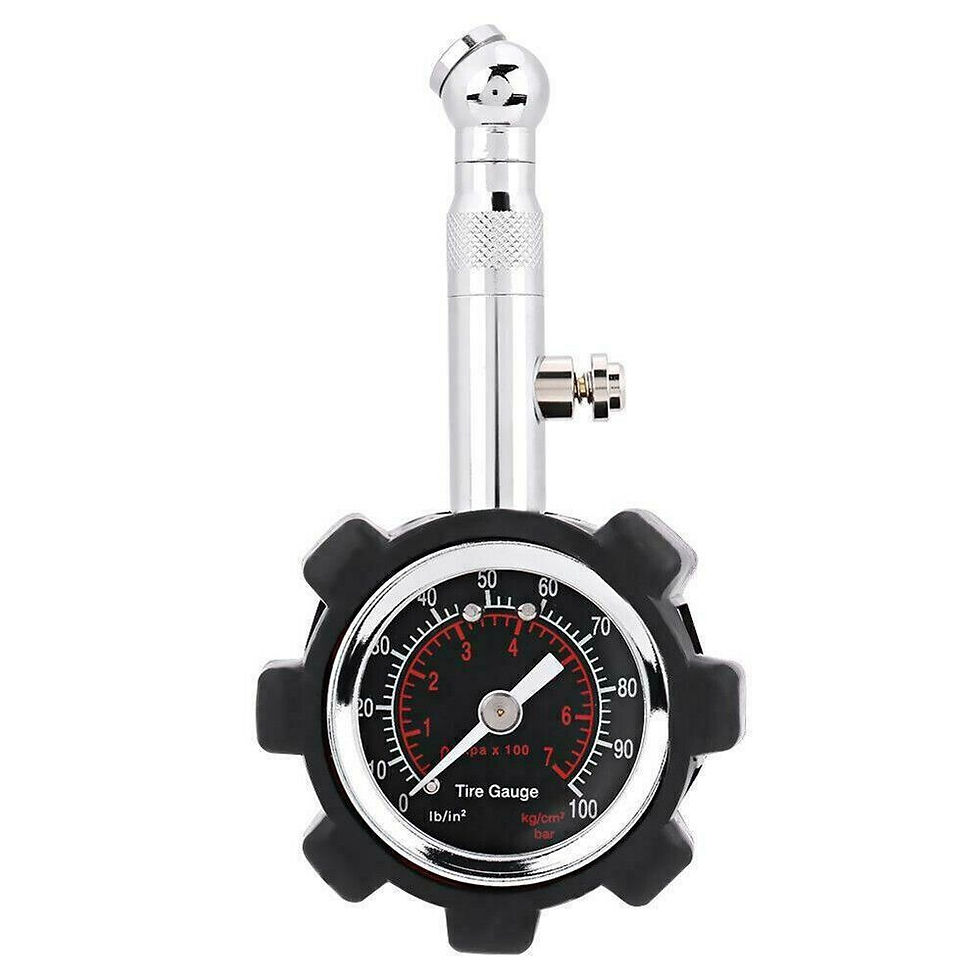 Thumbnail: 100 PSI Tire Pressure Gauge With Reset Function Heavy Duty Car Air Pressure Tyre
