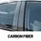 Thumbnail: Glossy Black Carbon Fiber Window Door Deal B C Pillar Post Cover Sticker For Acu
