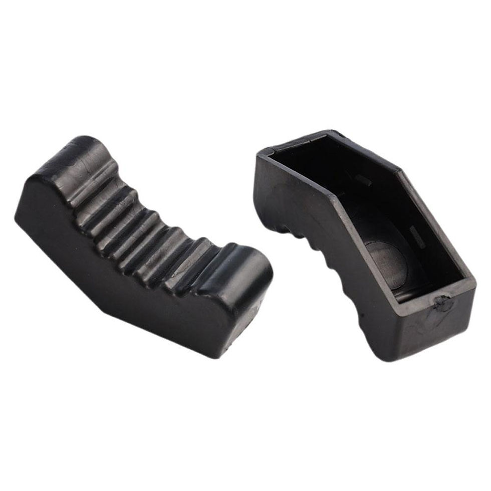 Thumbnail: 2pcs Car Slotted Lift Jack Stand Rubber Pad Floor Adapter Rail Grip Repair Pads