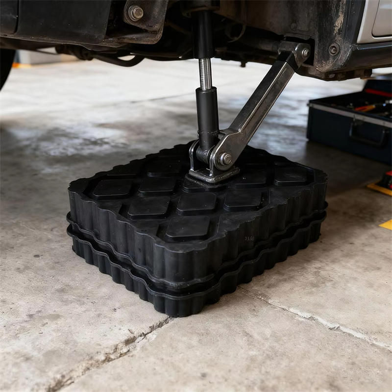 1/2Pcs Car Jack Rubber Pad Lift Blocks Floor Cars Parts Jacks Height Increasing