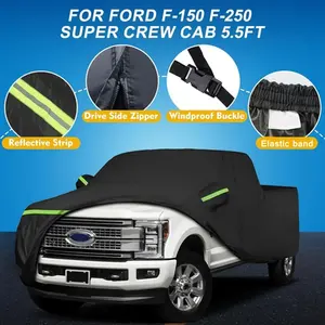 Thumbnail: Outdoor Waterproof Car Covers for Ford F-150/F-250 Super Crew Cab 5.5ft Short Be