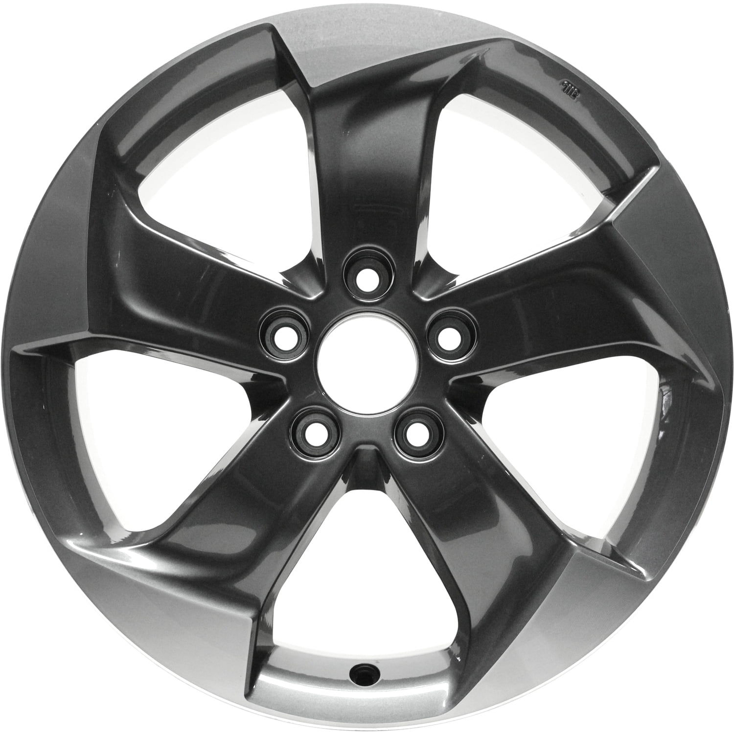 Remanufactured Machined and Painted Dark Charcoal Aluminum Wheel 17 x 7.5 ..
