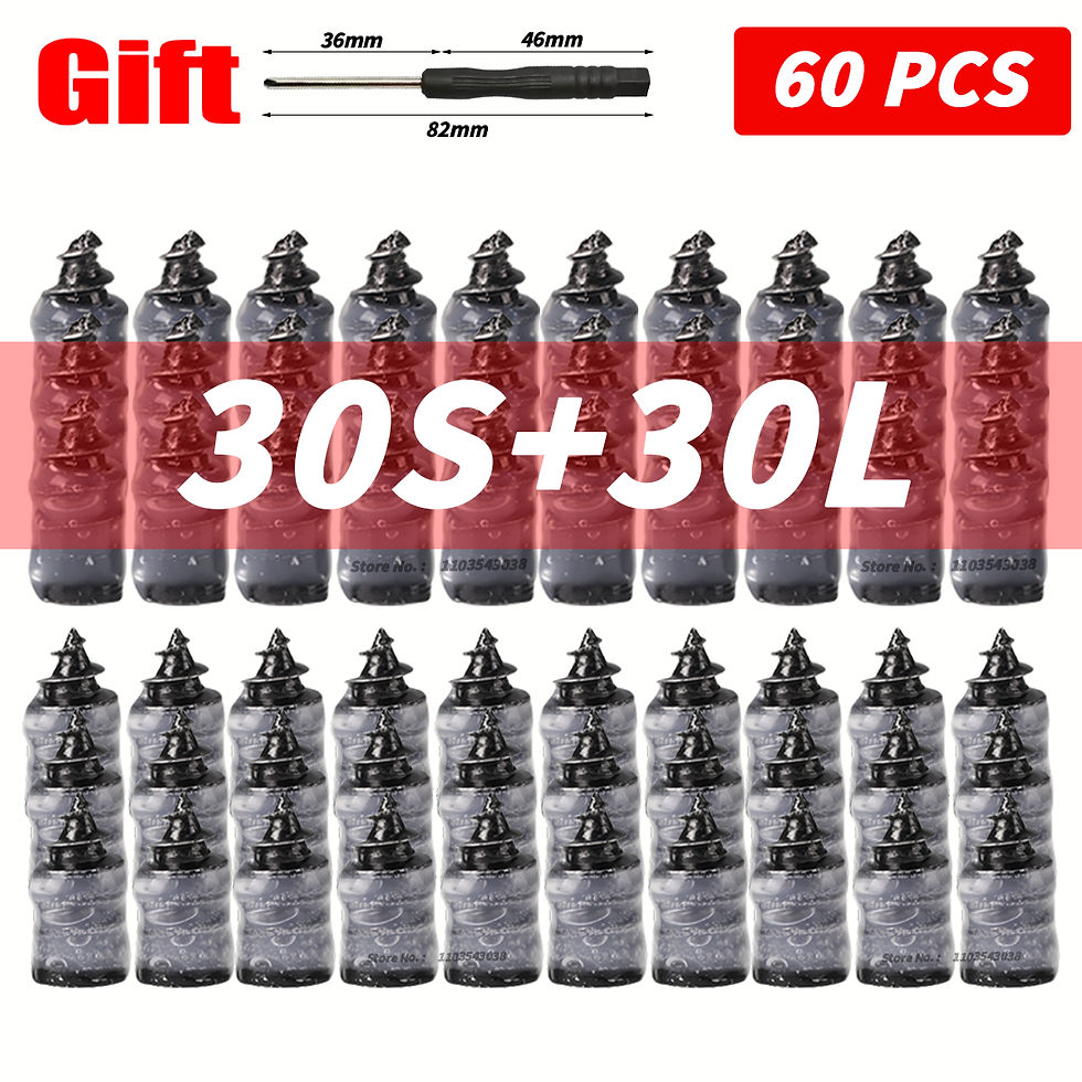 Thumbnail: 10-100PCS Universal Vacuum Car Tyre Repair Rubber Nail For Car Motorcycle Scoote