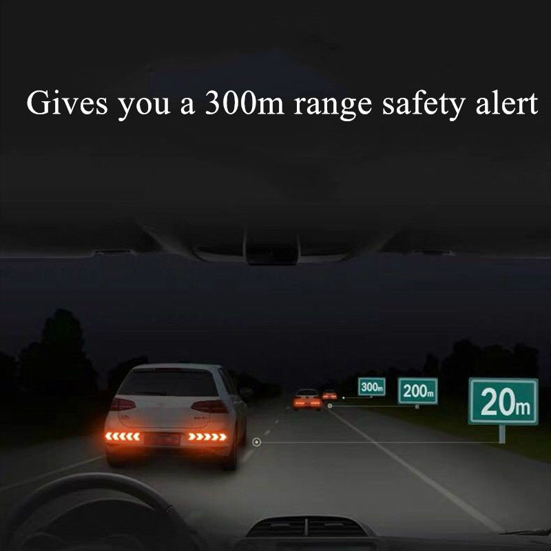 Thumbnail: 10 Pcs/Set Car Reflective Sticker Arrow Sign Tape Warning Safety Stickers Car Bu