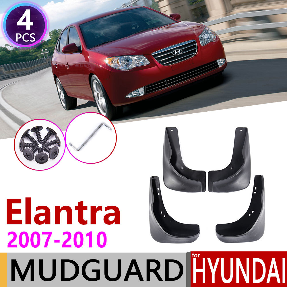 Car Mudflaps for Hyundai Elantra HD 2007 2008 2009 2010 Fender Mud Guard Flap Sp