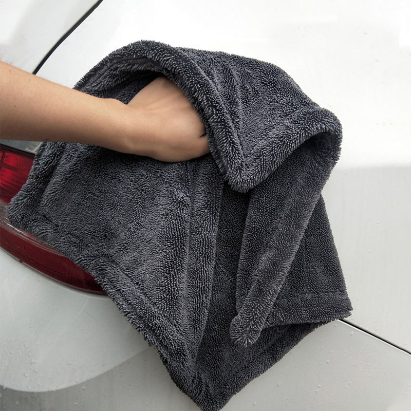 Thumbnail: SEAMETAL Car Wash Towel 1200GSM Microfiber Double-Sided Ultra Absorbent Car Wash