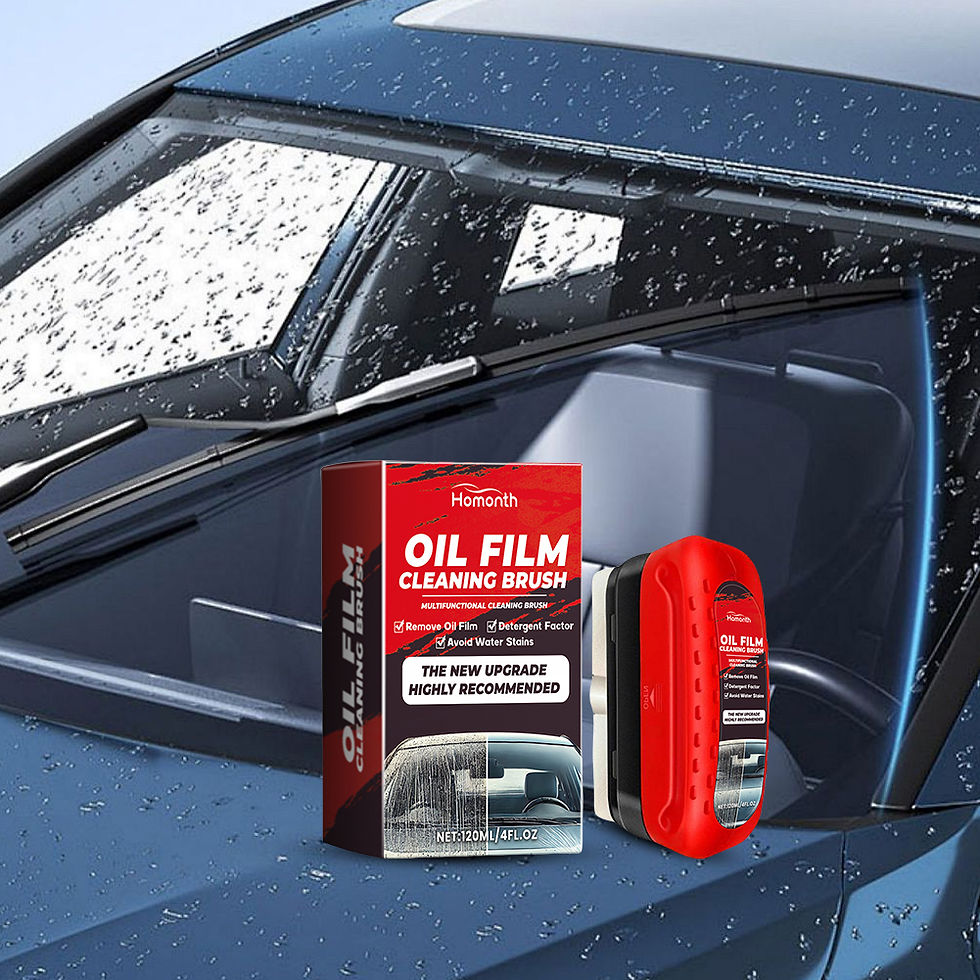 Thumbnail: 120ML Car Windshield Cleaner Removes Dirt Oil Film Stain Remover Car Glass Spong