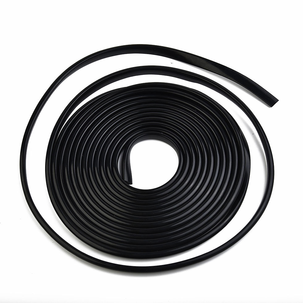 Thumbnail: 5M Car Door Edge Protector Strip Trim U Shape Rubber Guard Seal 11mmx5mm Rubber