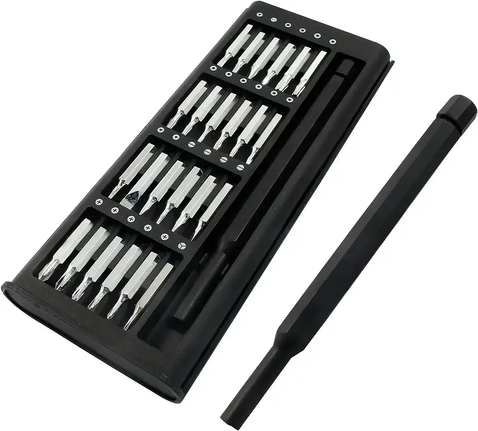 Thumbnail: Magnetic Precision Screwdriver Set 25 In 1 With 24 Piece Mini Pocket Screwdriver