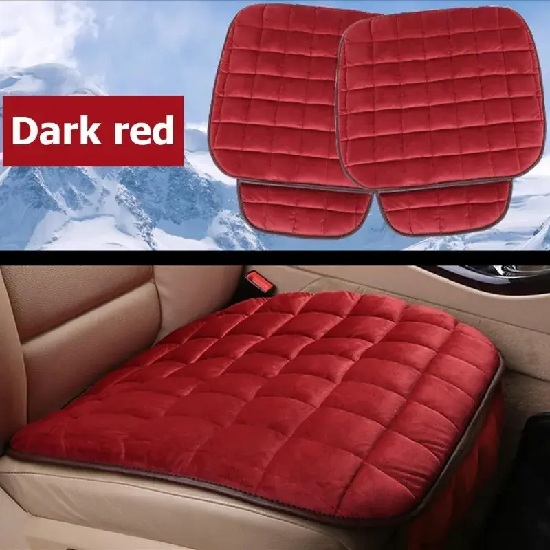 Thumbnail: Black Car Seat Cushion,Seat Pad with Non-Slip Rubber Bottom & Storage Pouch,Univ