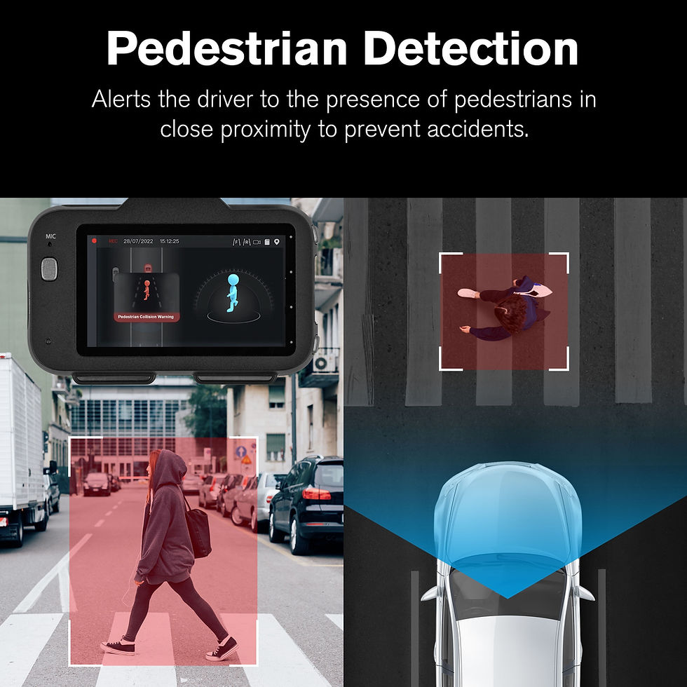 Thumbnail: Roadcam AI Plus, Front and Rear 1080P, 4K Dash Camera with Advanced AI Driver As
