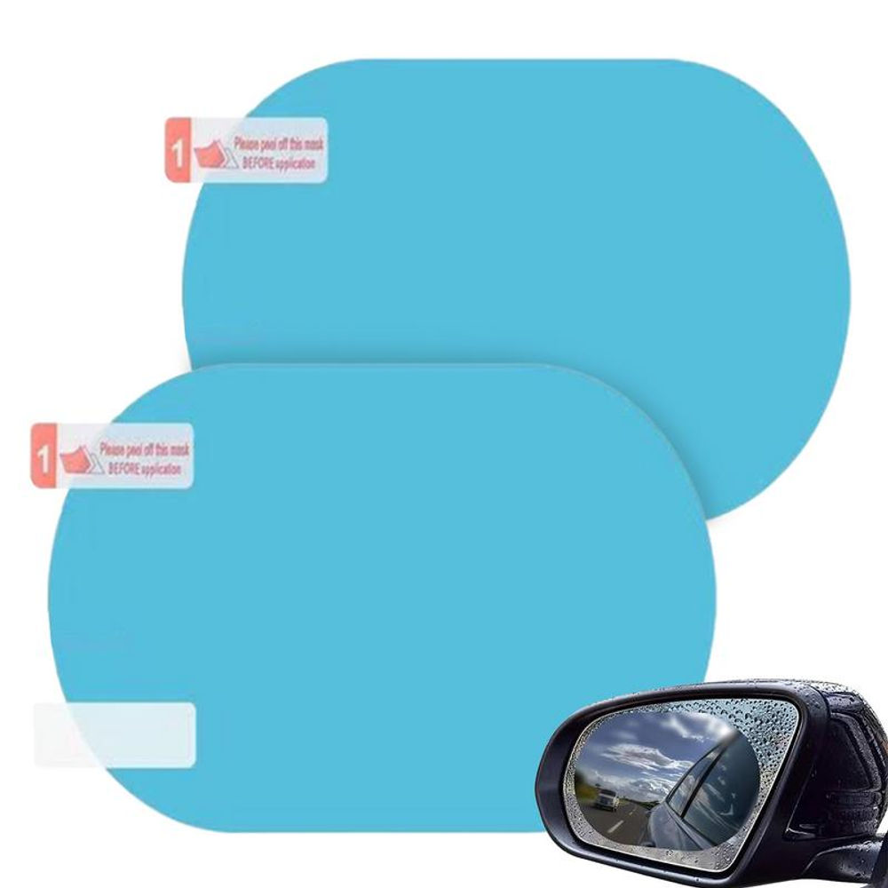 Rainproof Film For Car Rear View Mirrors 2pcs Waterproof Mirrors Film For Side M
