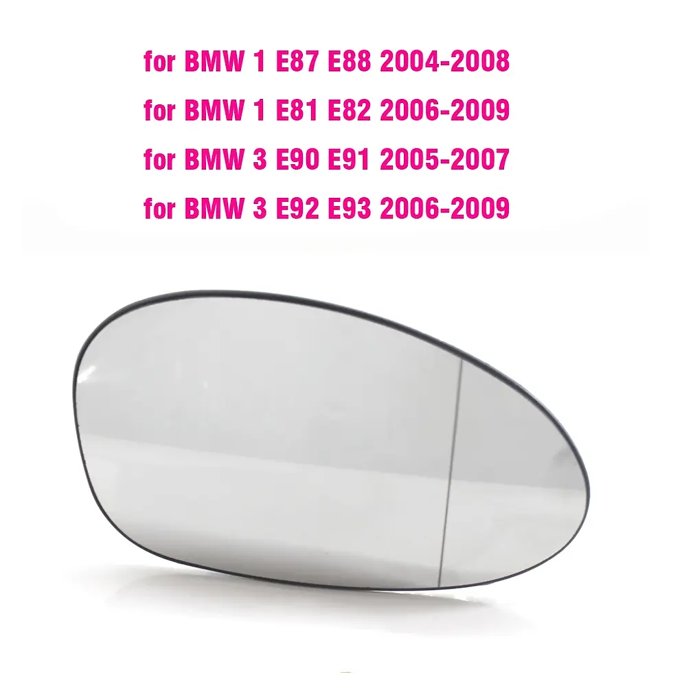 Thumbnail: For BMW E90 Mirror Heated Side Mirror Glass Rearview Mirror For BMW E90 E91 E92
