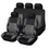 Thumbnail: Car Seat Covers Full Set Front Split Rear Bench For Car Universal Cloth SUV Seda