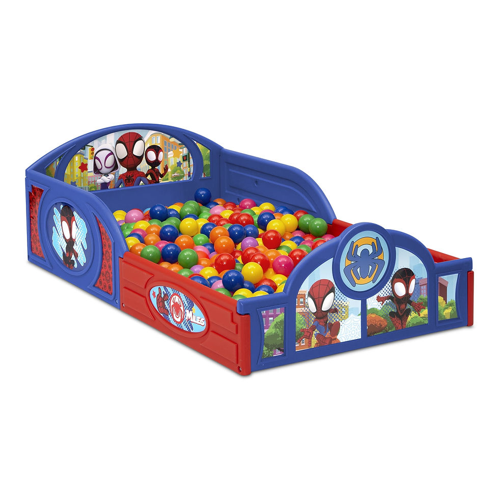 Thumbnail: Marvel Spidey and His Amazing Friends Sleep and Play Toddler Bed with Built..