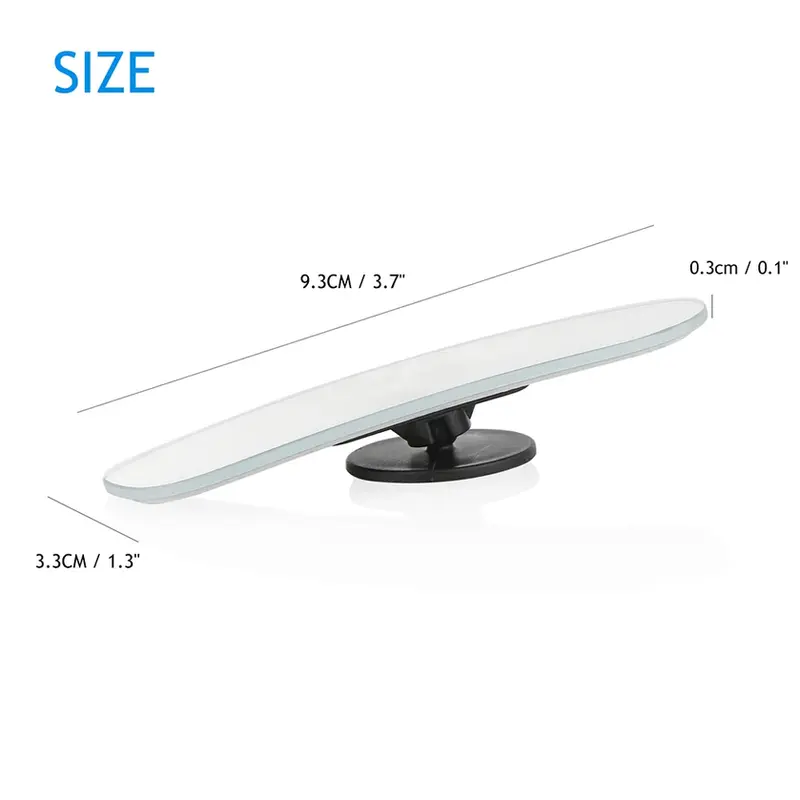Thumbnail: 2pcs Car Mirror 360 Degree Wide Angle Convex Blind Spot Mirror Parking Auto Moto