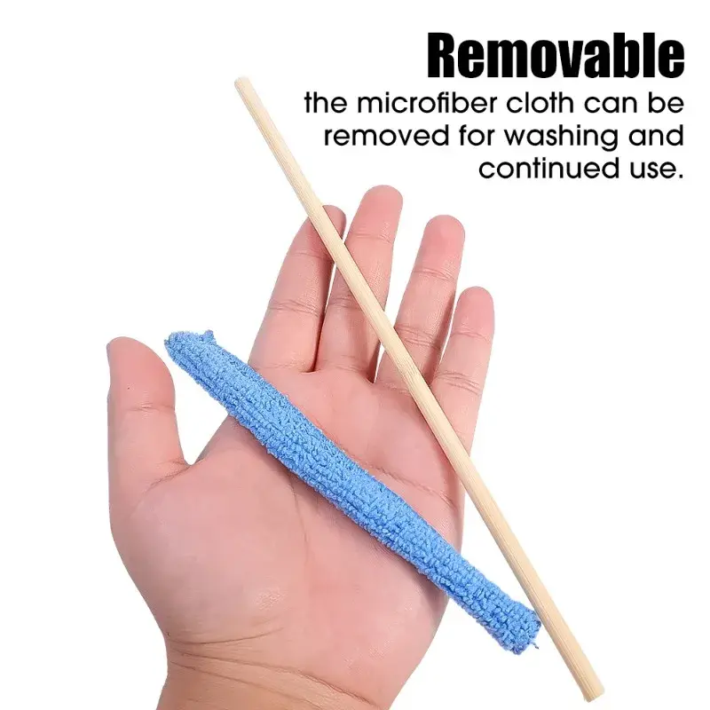 Thumbnail: Microfiber Car Detail Cleaning Brush Long Handle Air Conditioner Blind Narrow Du