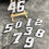 Thumbnail: 1PC 0123456789 White Number Motorcycle Stickers Motorbike Fuel Tank Side Panels