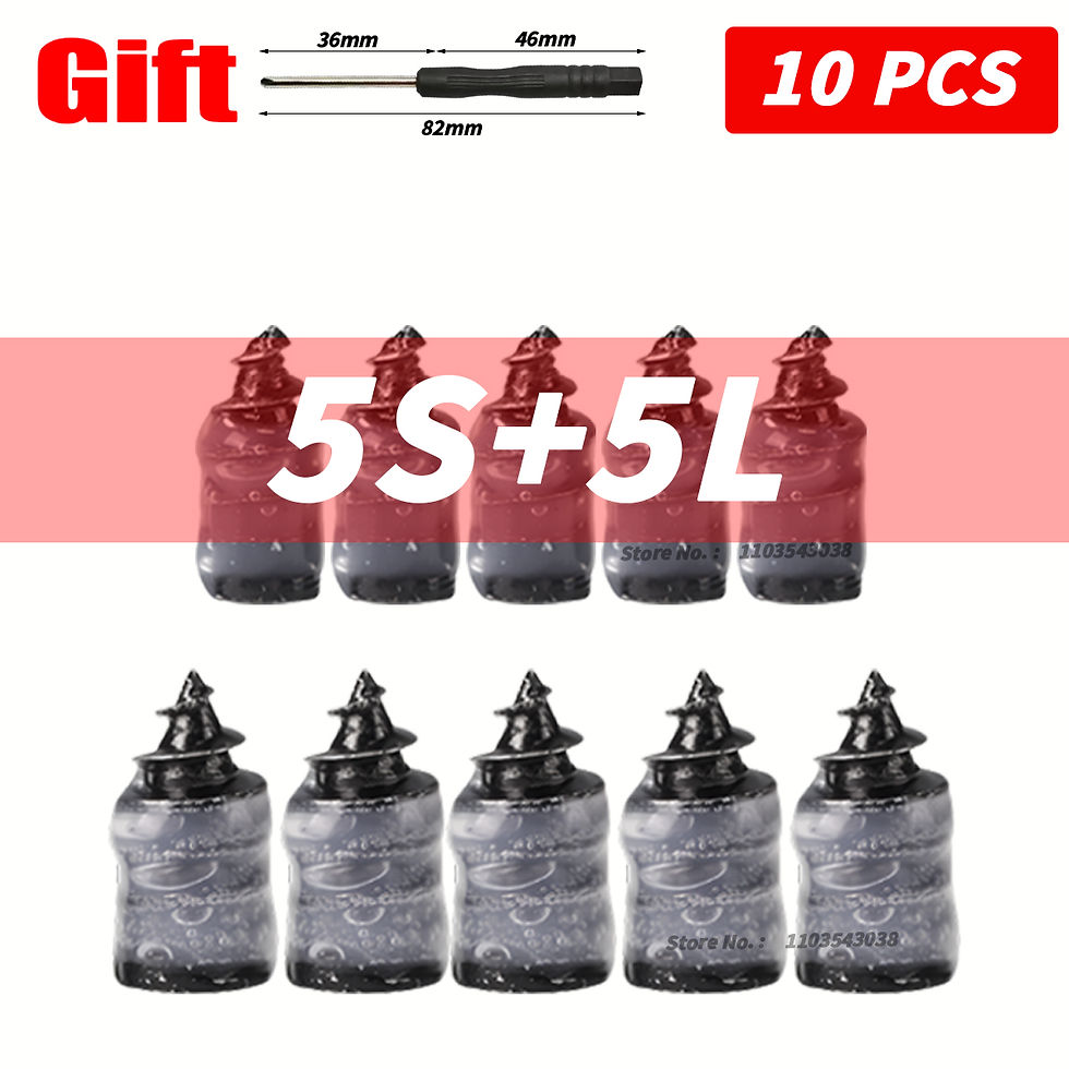 Thumbnail: 10-100PCS Universal Vacuum Car Tyre Repair Rubber Nail For Car Motorcycle Scoote
