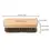 Thumbnail: Genuine Horsehair Wooden Brush Car Detailing Polishing Buffing Brush Seat Handle