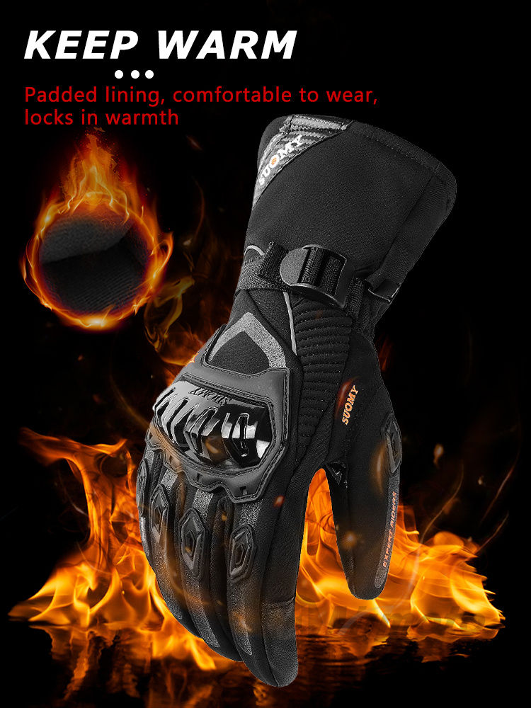 Thumbnail: Motorcycle Gloves Windproof Waterproof Guantes Moto Men Motorbike Riding Gloves