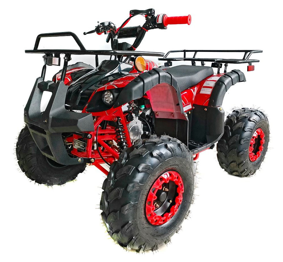 Thumbnail: 125D ATV Quad New Upgrade Model 4 wheelers | Pink Camo Big 16 x 8" Tire