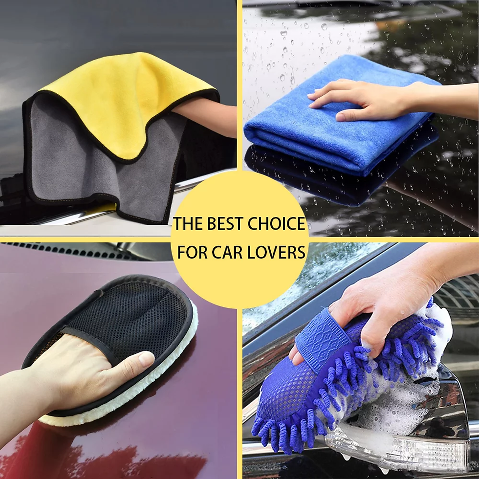 Thumbnail: Car Wash Kit, Car Cleaning Tools Kit, Detailing Interiors Premium Microfiber Cle
