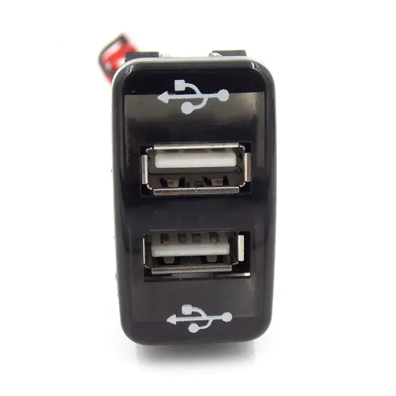 Thumbnail: For Toyota Corolla Original Hole Modified USB Car Phone Charger Dual 4.2A Double