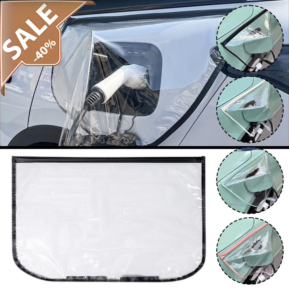 New EV Charger Port Cover Outdoor Waterproof Durable Transparent All-Weather Pro