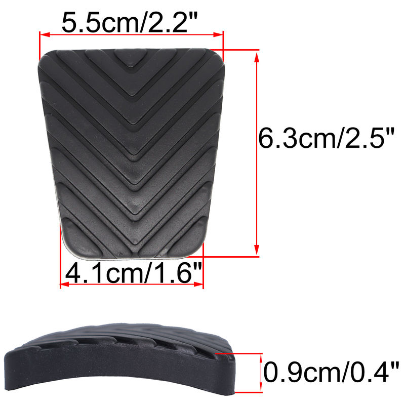 Thumbnail: 2Pcs Brake Clutch Foot Pedal Pad Cover For Hyundai Tucson ix35 Accent Elantra Ki